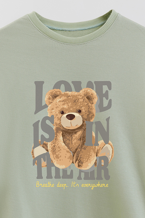 BUZO RUSTICO KIDS TEDDY LOVE IS IN THE AIR