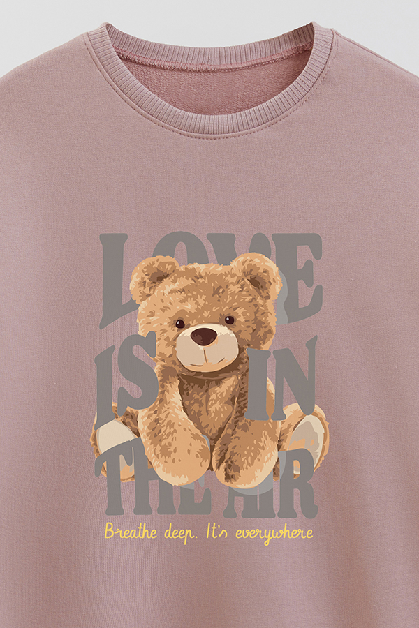 BUZO RUSTICO KIDS TEDDY LOVE IS IN THE AIR