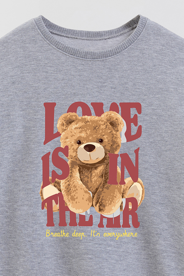BUZO RUSTICO KIDS TEDDY LOVE IS IN THE AIR