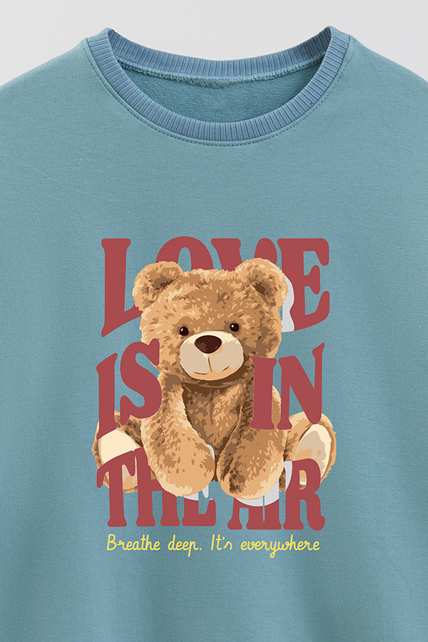 BUZO RUSTICO KIDS TEDDY LOVE IS IN THE AIR