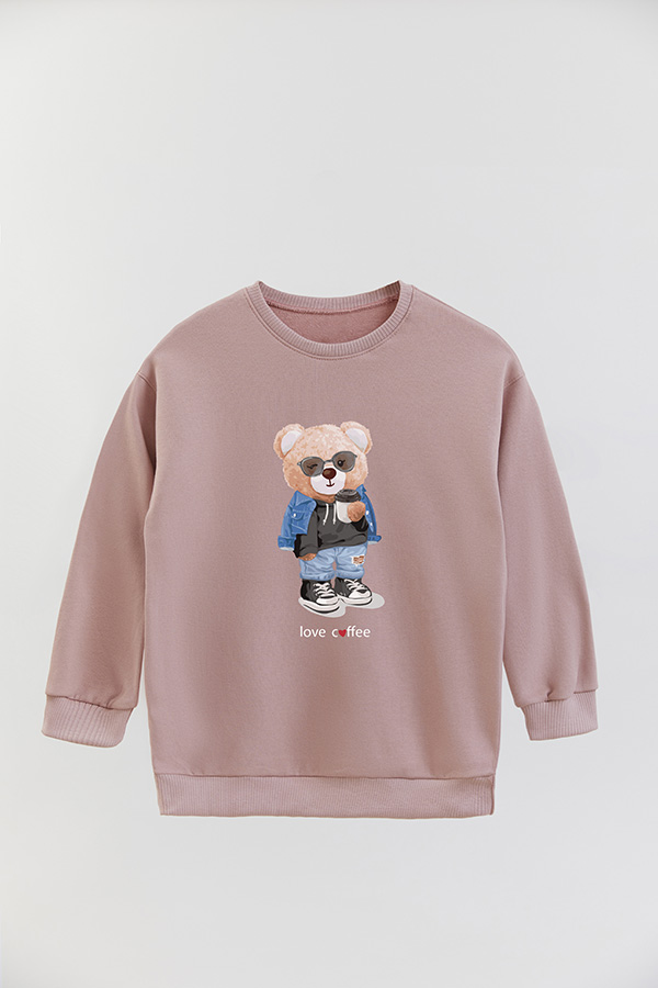 BUZO RUSTICO KIDS TEDDY LOVE COFFEE