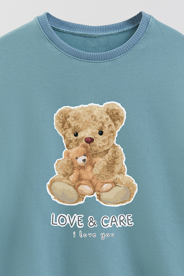 BUZO RUSTICO KIDS TEDDY LOVE AND CARE