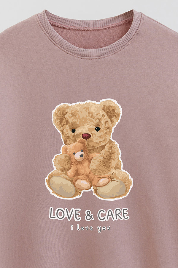BUZO RUSTICO KIDS TEDDY LOVE AND CARE