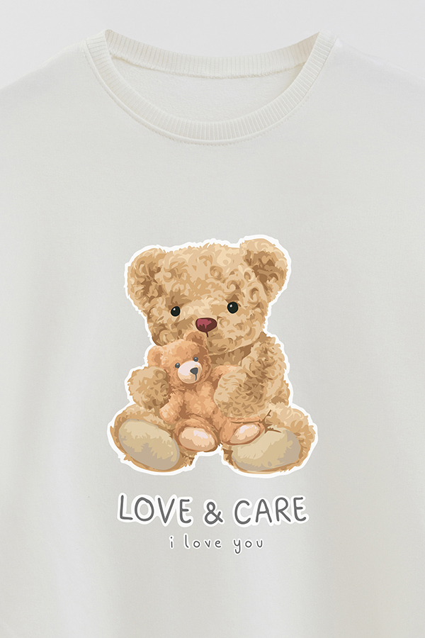 BUZO RUSTICO KIDS TEDDY LOVE AND CARE