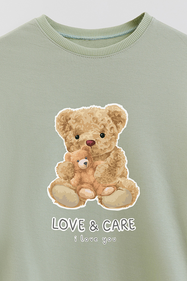 BUZO RUSTICO KIDS TEDDY LOVE AND CARE