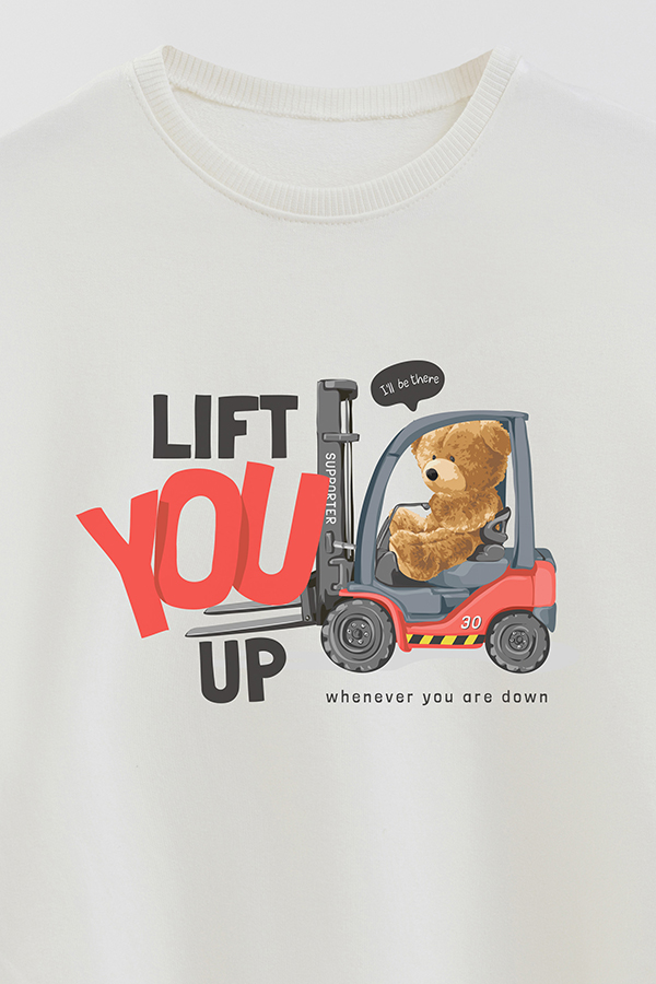 BUZO RUSTICO KIDS TEDDY LIFT YOU UP