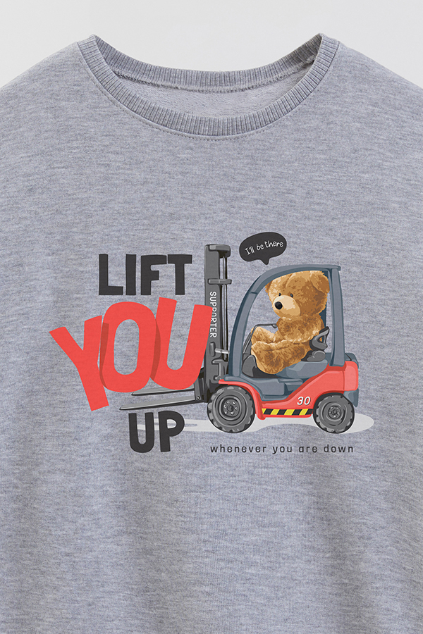 BUZO RUSTICO KIDS TEDDY LIFT YOU UP