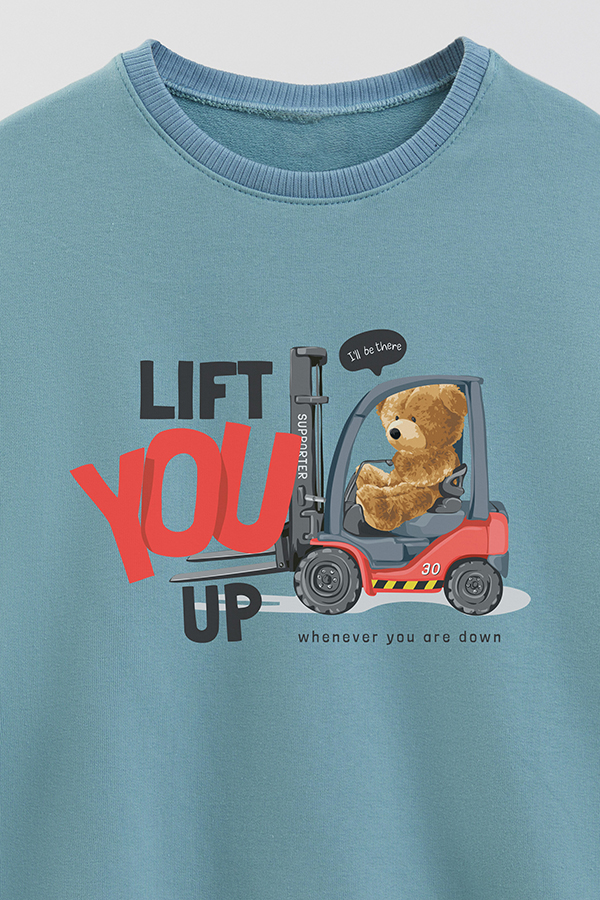BUZO RUSTICO KIDS TEDDY LIFT YOU UP