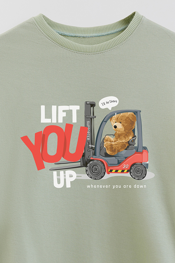 BUZO RUSTICO KIDS TEDDY LIFT YOU UP