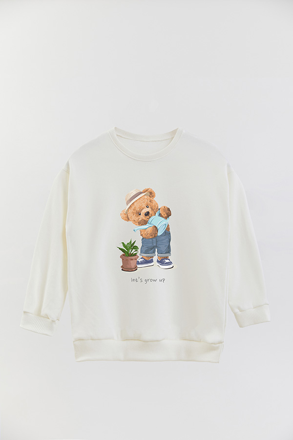 BUZO RUSTICO KIDS TEDDY LETS GROW UP