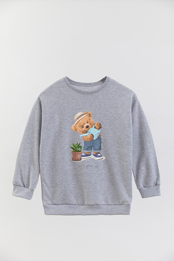 BUZO RUSTICO KIDS TEDDY LETS GROW UP