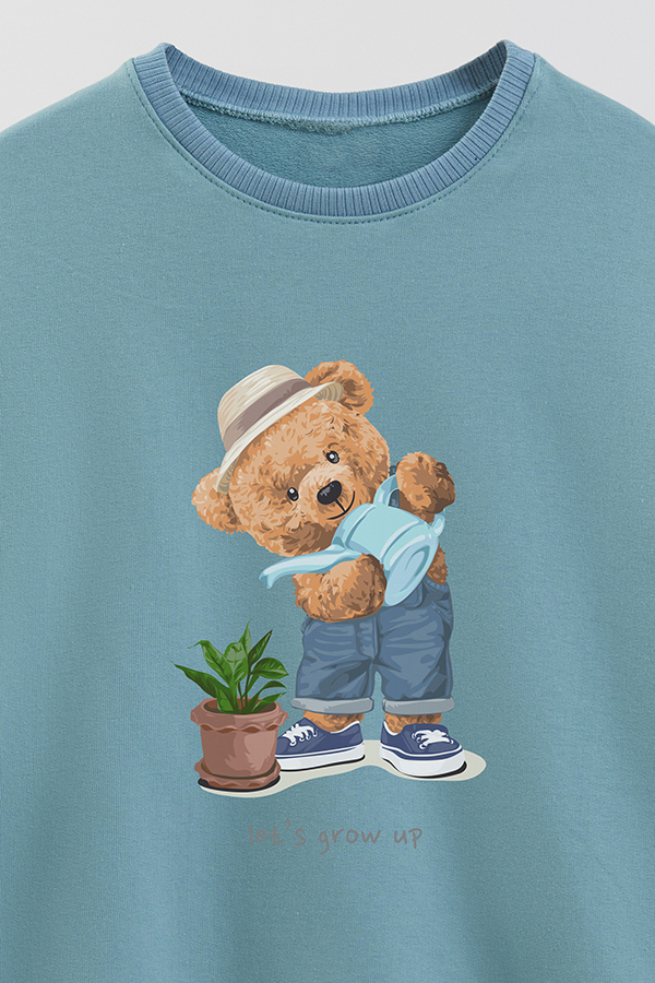 BUZO RUSTICO KIDS TEDDY LETS GROW UP