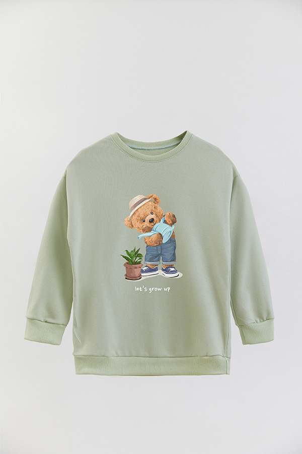 BUZO RUSTICO KIDS TEDDY LETS GROW UP