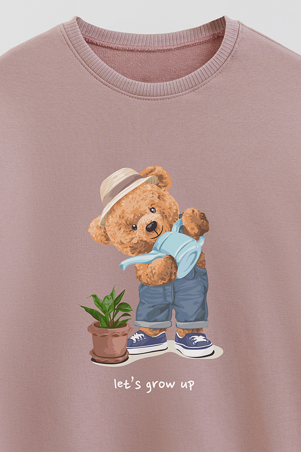 BUZO RUSTICO KIDS TEDDY LETS GROW UP