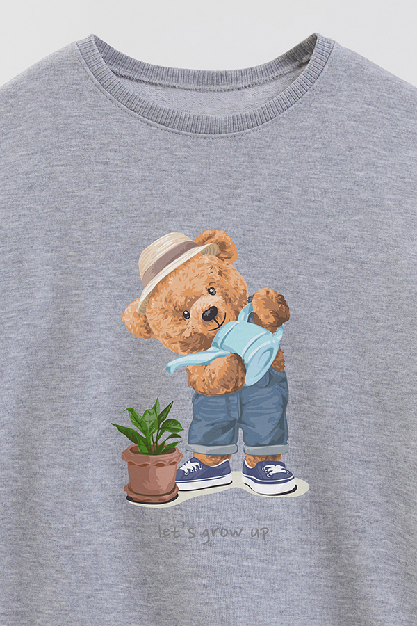 BUZO RUSTICO KIDS TEDDY LETS GROW UP