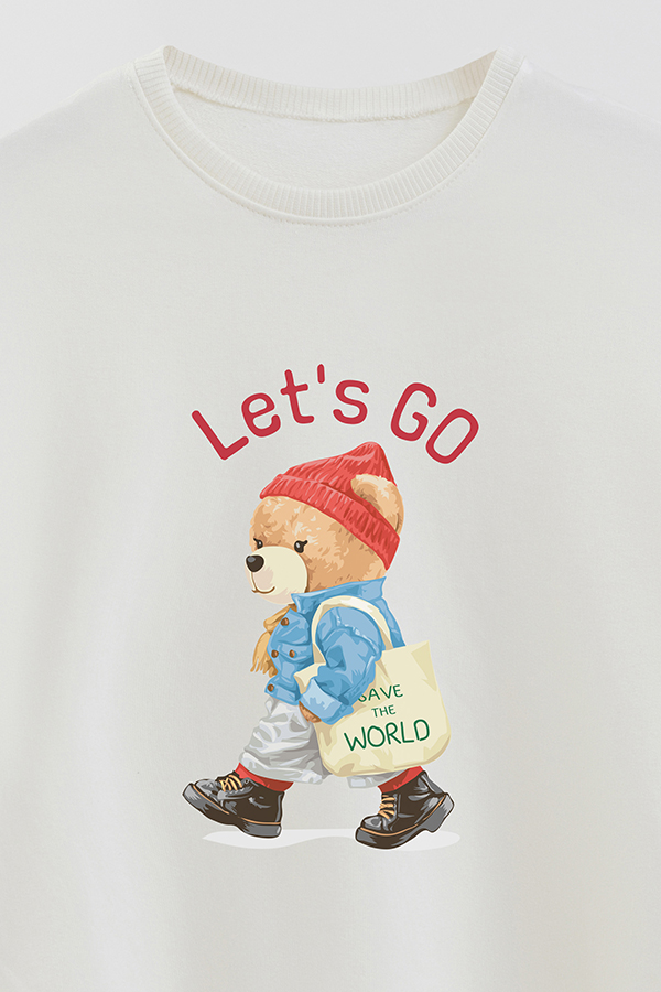 BUZO RUSTICO KIDS TEDDY LETS GO