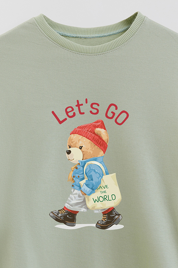 BUZO RUSTICO KIDS TEDDY LETS GO