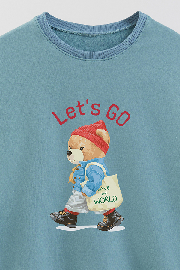 BUZO RUSTICO KIDS TEDDY LETS GO