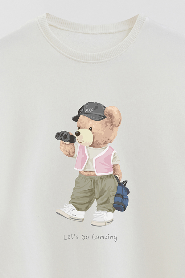 BUZO RUSTICO KIDS TEDDY LETS GO CAMPING