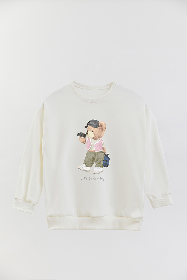 BUZO RUSTICO KIDS TEDDY LETS GO CAMPING