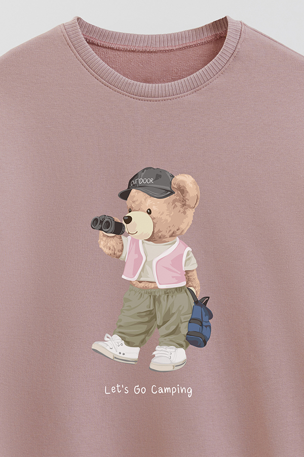 BUZO RUSTICO KIDS TEDDY LETS GO CAMPING