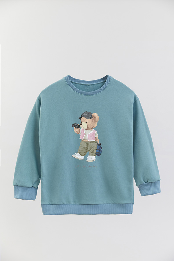 BUZO RUSTICO KIDS TEDDY LETS GO CAMPING