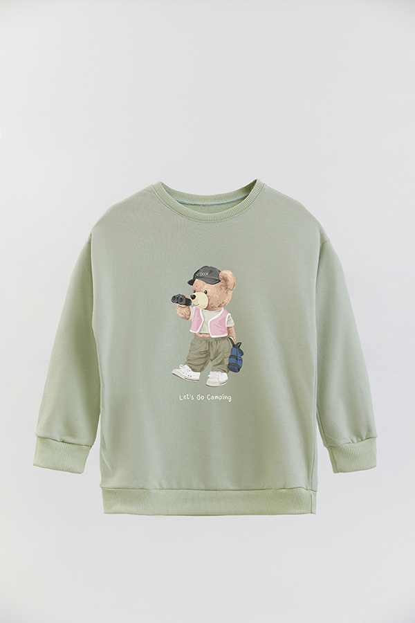 BUZO RUSTICO KIDS TEDDY LETS GO CAMPING