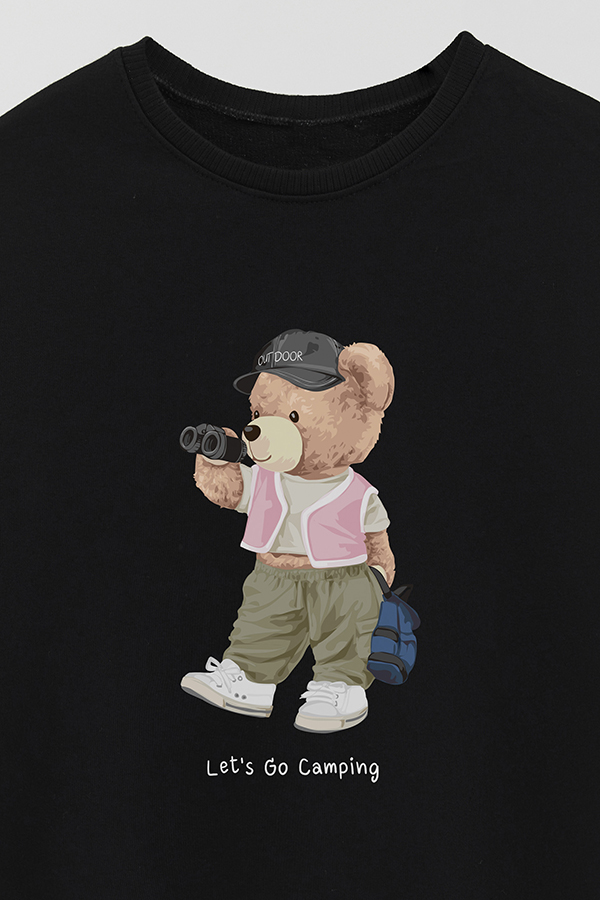 BUZO RUSTICO KIDS TEDDY LETS GO CAMPING