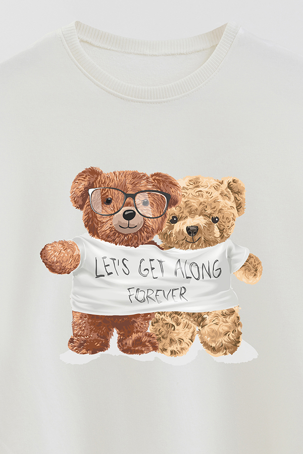 BUZO RUSTICO KIDS TEDDY LETS GET ALONG