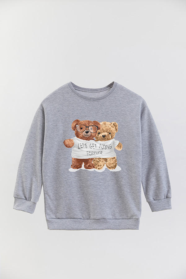 BUZO RUSTICO KIDS TEDDY LETS GET ALONG