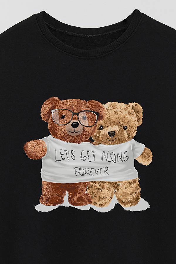 BUZO RUSTICO KIDS TEDDY LETS GET ALONG