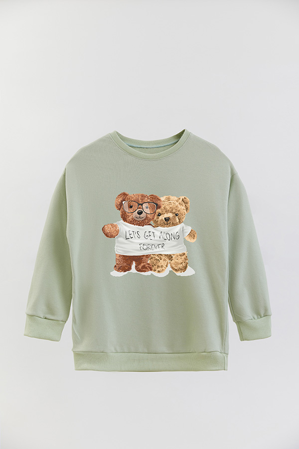 BUZO RUSTICO KIDS TEDDY LETS GET ALONG