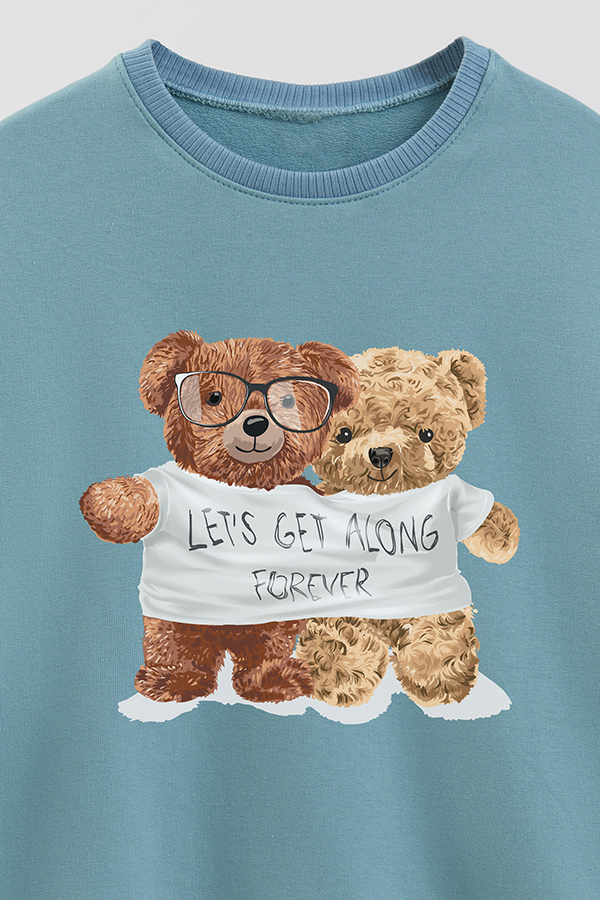 BUZO RUSTICO KIDS TEDDY LETS GET ALONG
