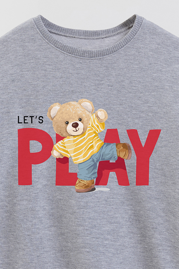 BUZO RUSTICO KIDS TEDDY LETS PLAY