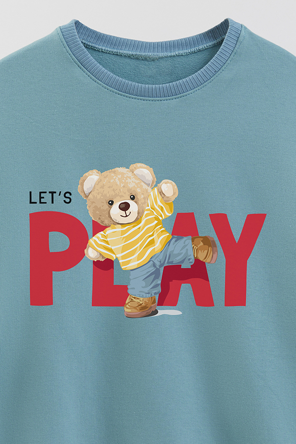 BUZO RUSTICO KIDS TEDDY LETS PLAY