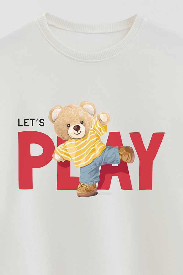 BUZO RUSTICO KIDS TEDDY LETS PLAY