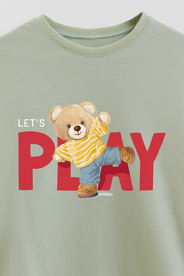 BUZO RUSTICO KIDS TEDDY LETS PLAY