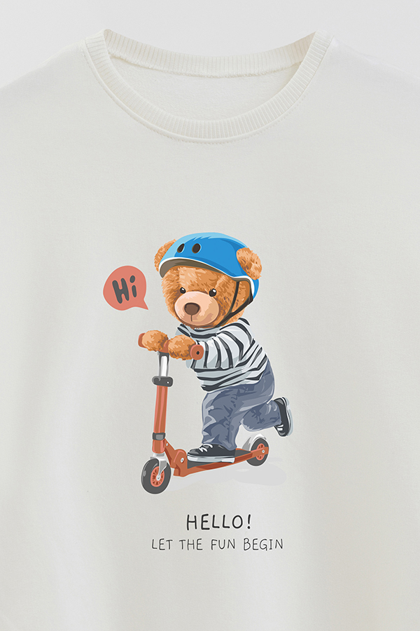 BUZO RUSTICO KIDS TEDDY LETS THE FUN BEGIN