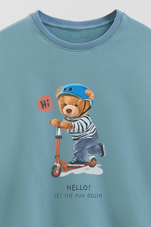 BUZO RUSTICO KIDS TEDDY LETS THE FUN BEGIN