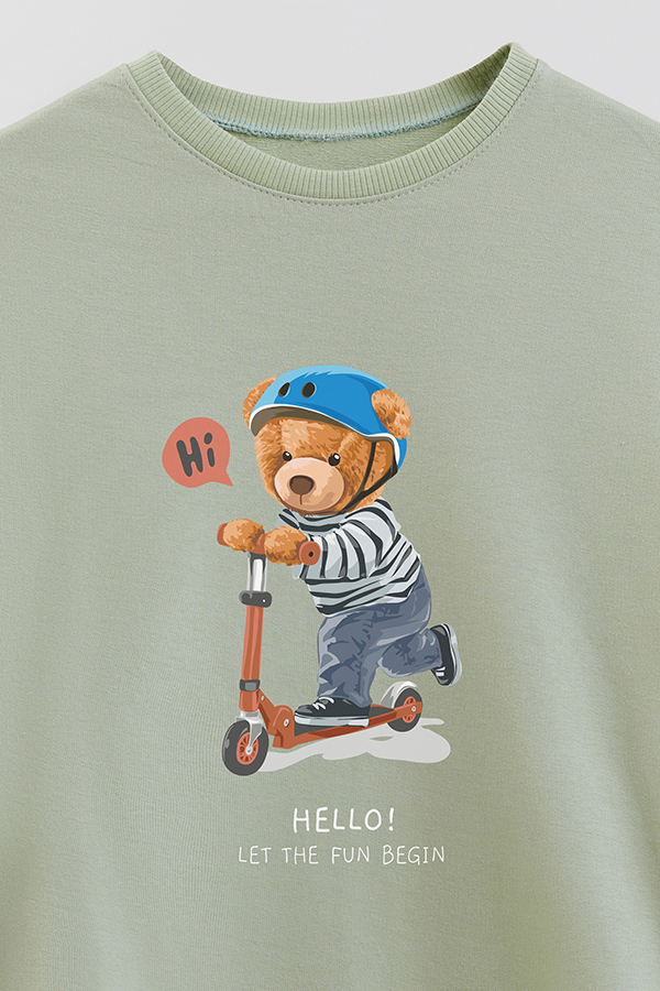 BUZO RUSTICO KIDS TEDDY LETS THE FUN BEGIN