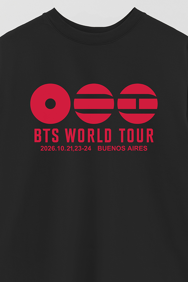 REMERA OVER ESTAMPADA BTS WT9