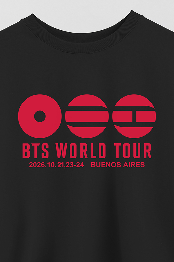 REMERA CROP ESTAMPADA BTS WT9