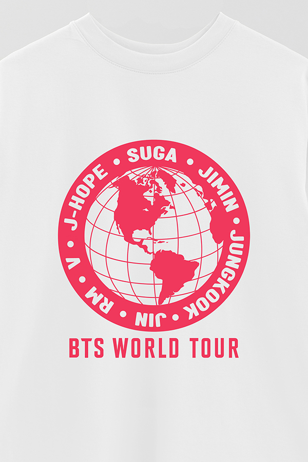REMERA OVER ESTAMPADA BTS WT8