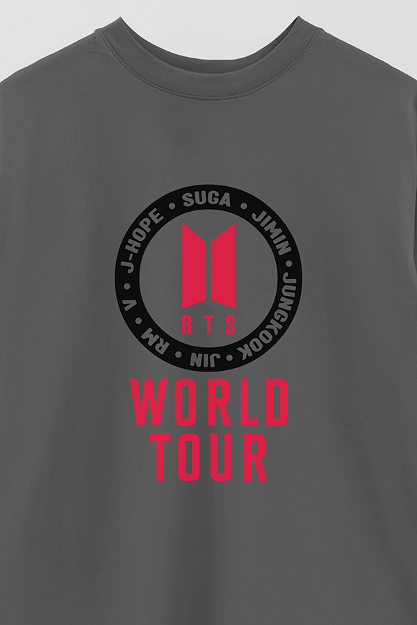 REMERA OVER ESTAMPADA BTS WT7