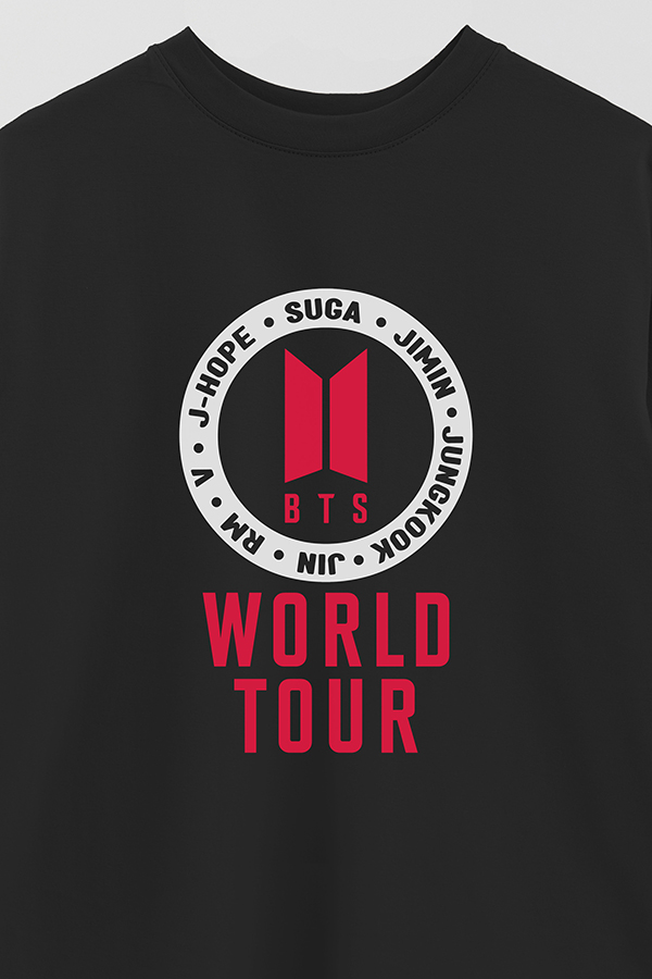 REMERA OVER ESTAMPADA BTS WT7