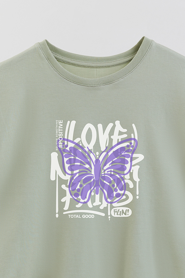 REMERA GIRL OVER SS LOVE
