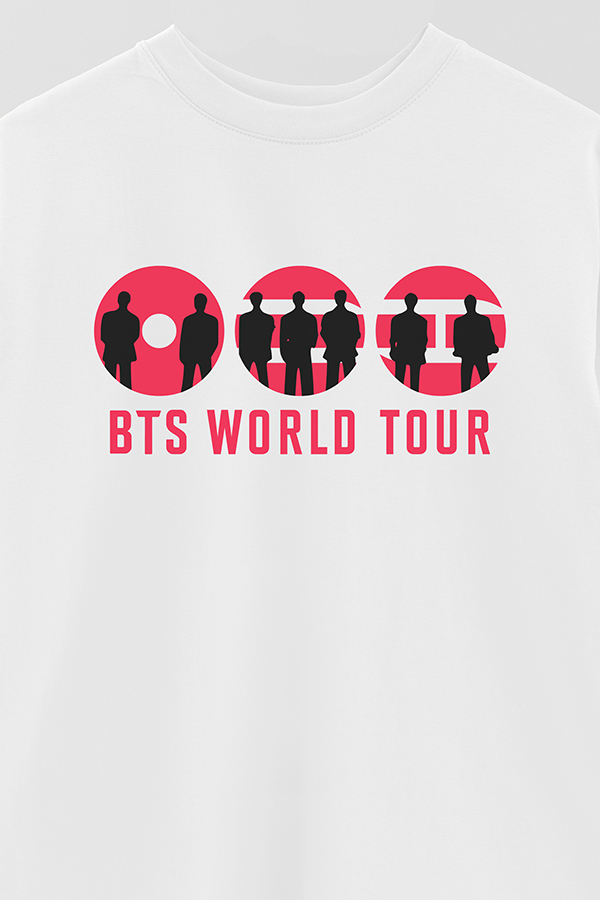 REMERA OVER ESTAMPADA BTS WT6