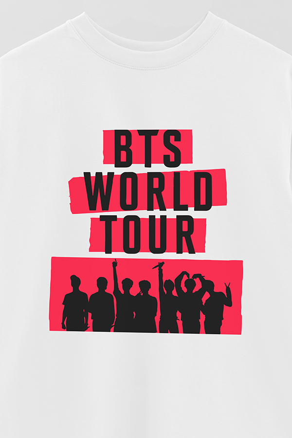 REMERA OVER ESTAMPADA BTS WT5