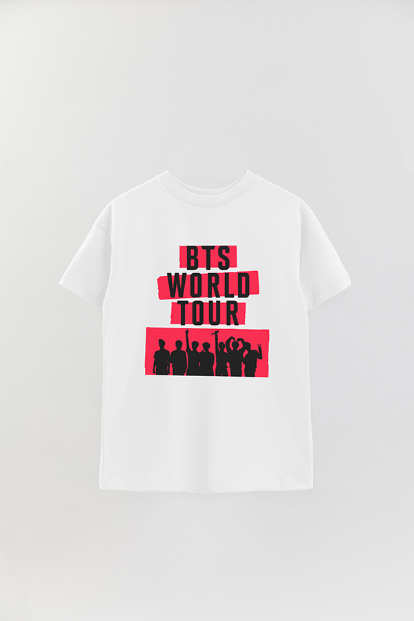 REMERA OVER ESTAMPADA BTS WT5
