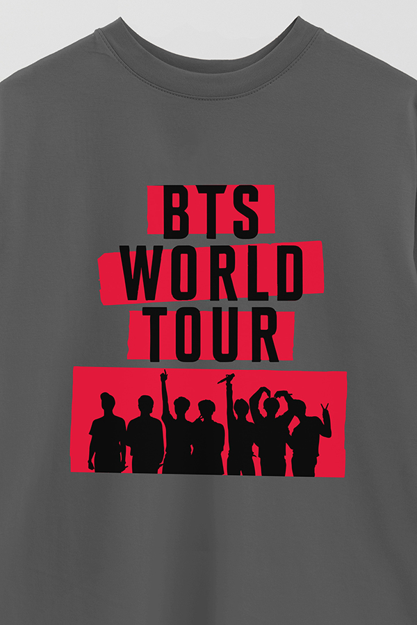 REMERA OVER ESTAMPADA BTS WT5
